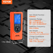 3-in-1 EMF Meter, 5Hz - 3.5GHz, Handheld Rechargeable Electromagnetic Field Radiation Detector, Digital LCD V952-DGNEMFJSHYWJZQJ5EV9