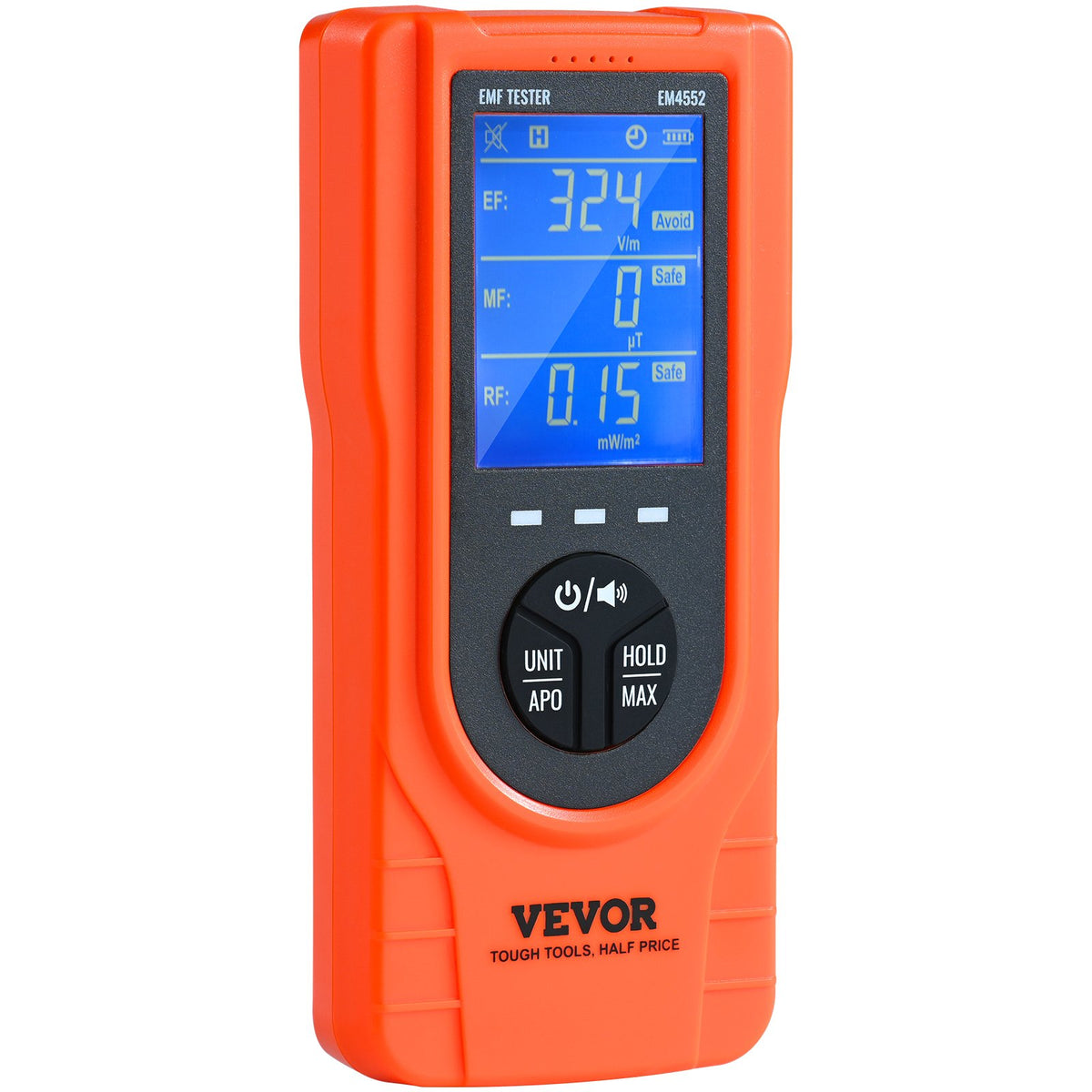 3-in-1 EMF Meter, 5Hz - 3.5GHz, Handheld Rechargeable Electromagnetic Field Radiation Detector, Digital LCD V952-DGNEMFJSHYWJZQJ5EV9