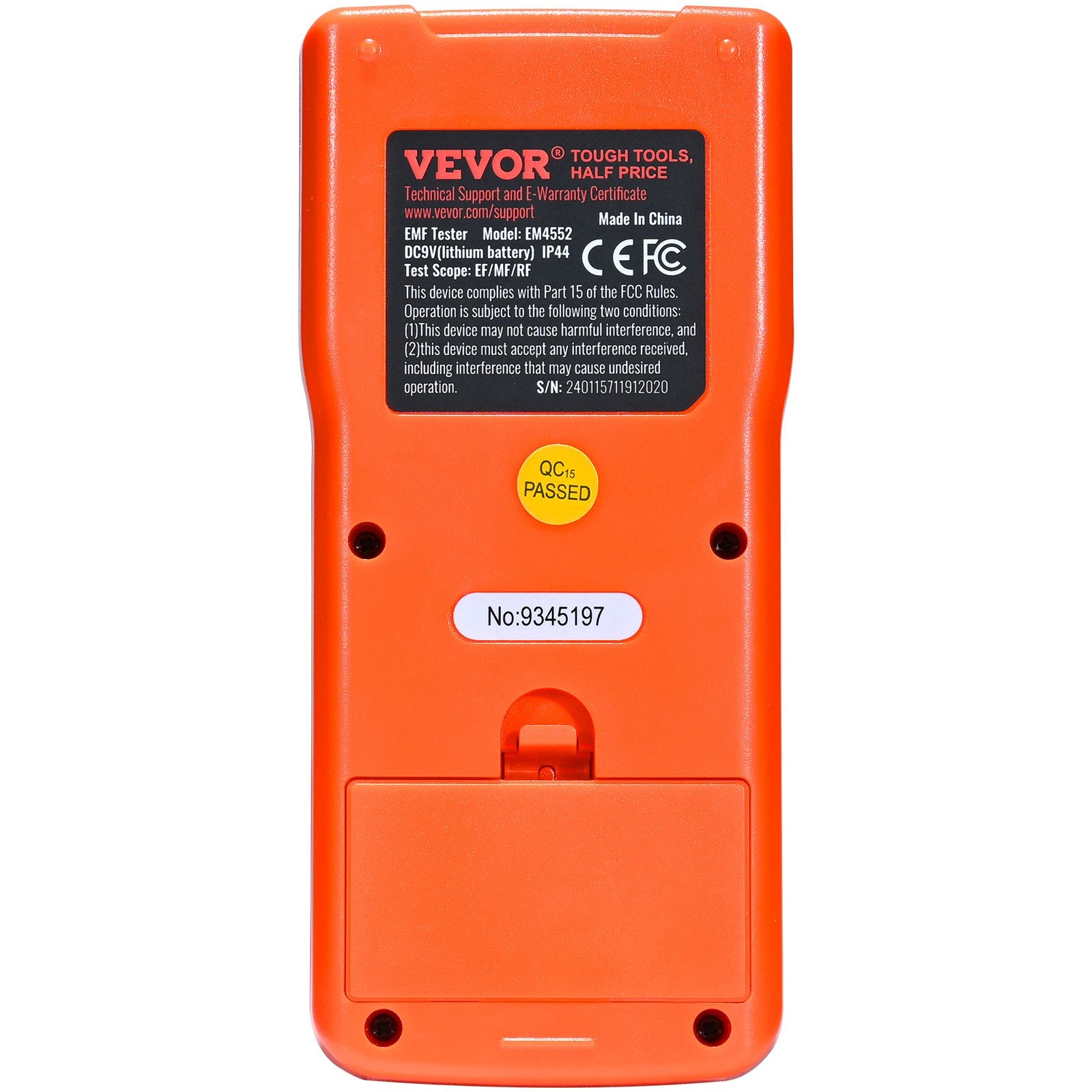 3-in-1 EMF Meter, 5Hz - 3.5GHz, Handheld Rechargeable Electromagnetic Field Radiation Detector, Digital LCD V952-DGNEMFJSHYWJZQJ5EV9