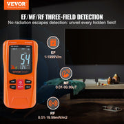 3-in-1 EMF Meter, 5Hz-6GHz, Handheld Rechargeable Electromagnetic Field Radiation Detector, Digital LCD EMF V952-DGNEMFJSHYYJH5E2WV9