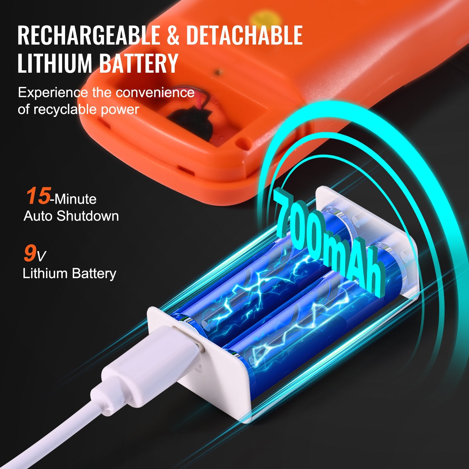 3-in-1 EMF Meter, 5Hz-6GHz, Handheld Rechargeable Electromagnetic Field Radiation Detector, Digital LCD EMF V952-DGNEMFJSHYYJH5E2WV9