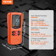 3-in-1 EMF Meter, 5Hz-6GHz, Handheld Rechargeable Electromagnetic Field Radiation Detector, Digital LCD EMF V952-DGNEMFJSHYYJH5E2WV9