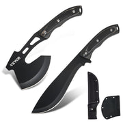 Hunting Knife and Hatchet Axe Combo Set Sheath Fixed Blade Knife Camping V952-DGNFCDTZLDF0DG8MBV0