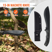 Hunting Knife and Hatchet Axe Combo Set Sheath Fixed Blade Knife Camping V952-DGNFCDTZLDF0DG8MBV0