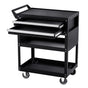 5-Tier Tool Cart with Wheels, 400 lbs Load Capacity, Rolling Work Cart with 2 Drawers & Pegboard, Mechanic V952-DGNGJCHCLYG22CMU5V0