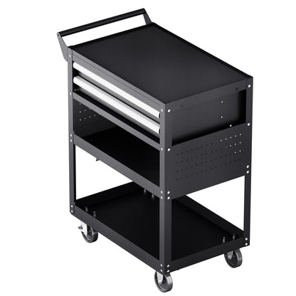 5-Tier Tool Cart with Wheels, 400 lbs Load Capacity, Rolling Work Cart with 2 Drawers & Pegboard, Mechanic V952-DGNGJCHCLYG22CMU5V0