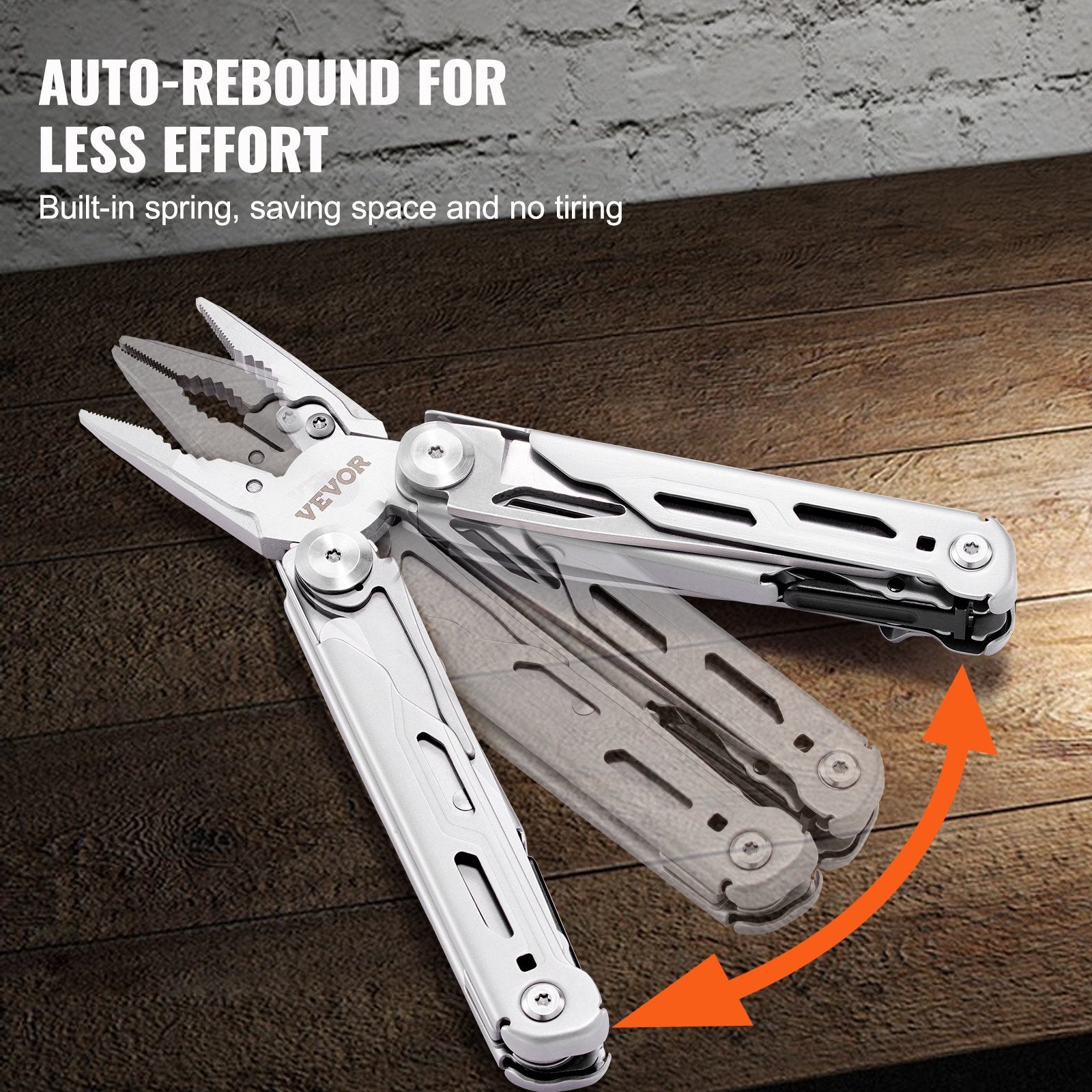 16-In-1 Multitool Pliers, Multi Tool Pliers, Cutters, Knife, Scissors, Ruler, Screwdrivers, Wood Saw, Can V952-DGNQ420BXG16O8DCKV0