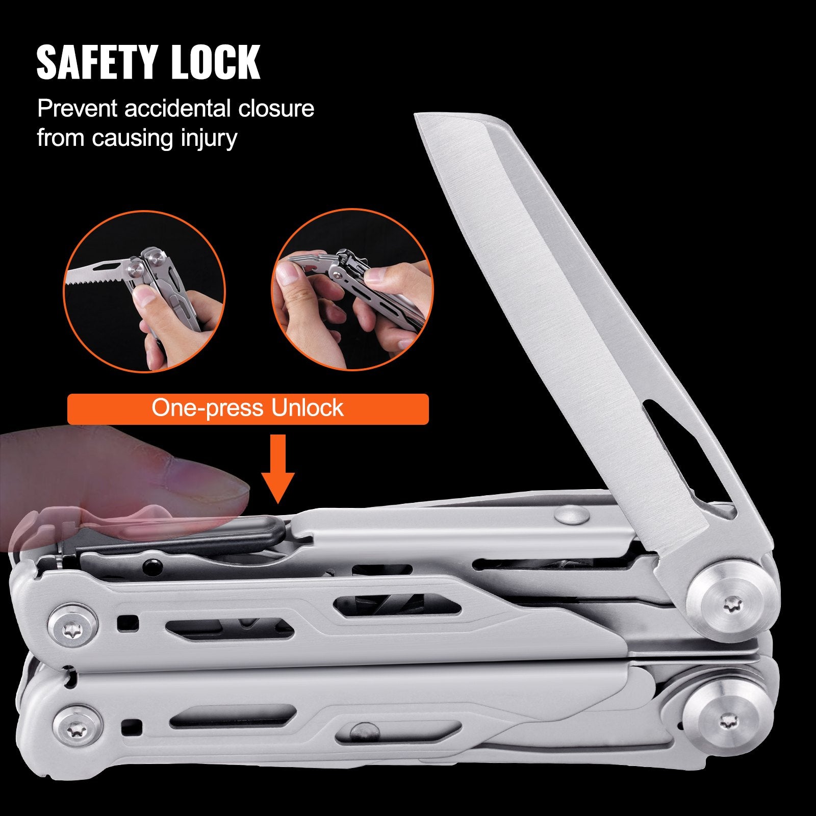 16-In-1 Multitool Pliers, Multi Tool Pliers, Cutters, Knife, Scissors, Ruler, Screwdrivers, Wood Saw, Can V952-DGNQ420BXG16O8DCKV0