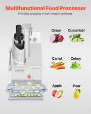 Food Processor & Vegetable Chopper w/ 6 Blades Food-Grade Stainless Steel V952-DGNSCJ750WBYOSVGSV3