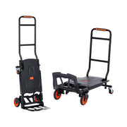 Aluminum Hand Truck, 2 in 1, 136 kg Max Load Capacity, Heavy Duty Industrial Convertible Folding Hand Truck V952-DGNSTHC300BE75URLV0