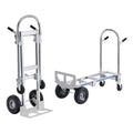 Aluminum Hand Truck, 2 in 1, 363 kg Max Load Capacity, Heavy Duty Industrial Convertible Folding Hand Truck V952-DGNSTHC800BEQ4JJTV0