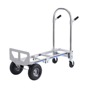 Aluminum Hand Truck, 2 in 1, 363 kg Max Load Capacity, Heavy Duty Industrial Convertible Folding Hand Truck V952-DGNSTHC800BEQ4JJTV0