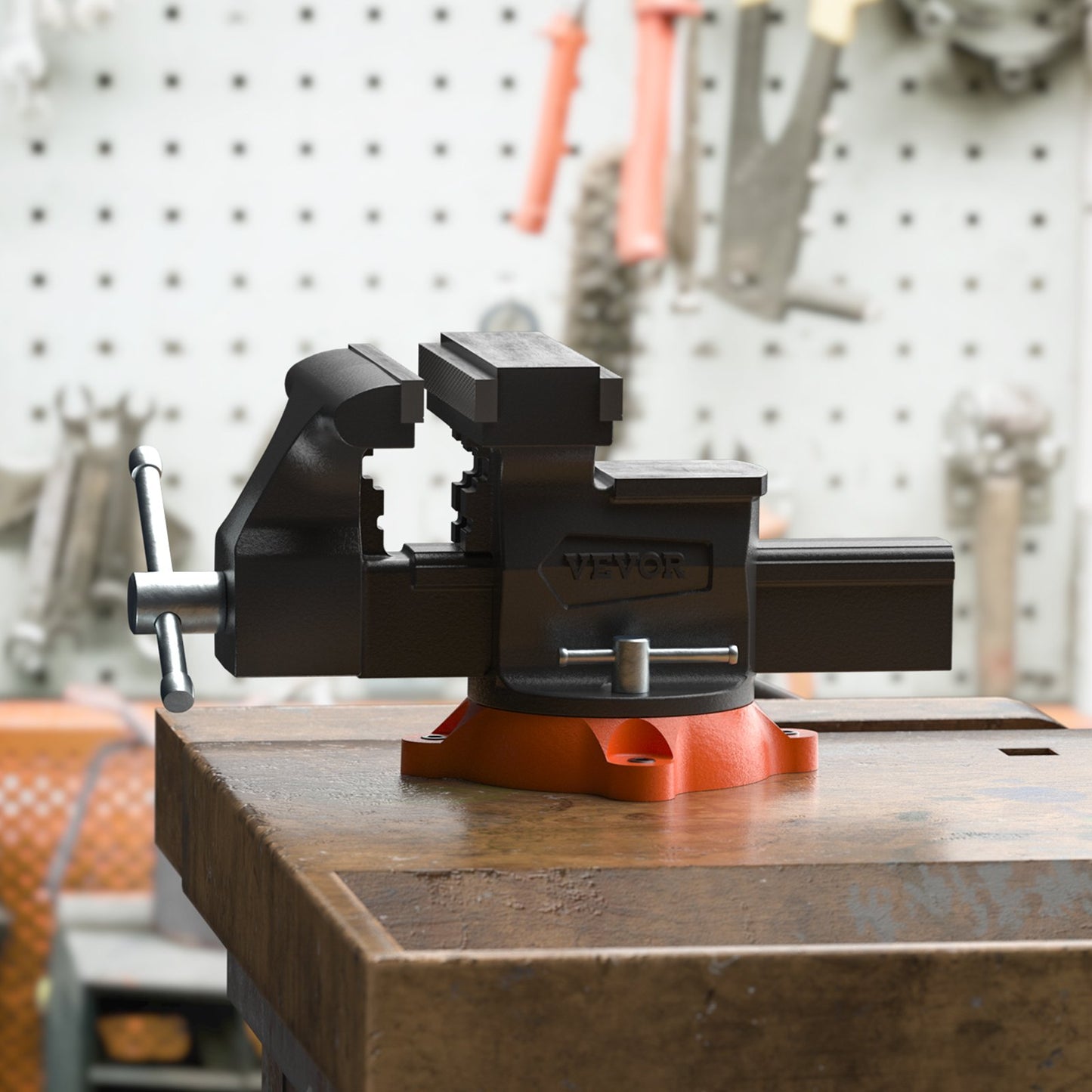 16.7cm Bench Vise Anvil Swivel Locking Base Heavy Duty Ductile Iron Vice V952-DGNTQDXZSYC65J49IV0