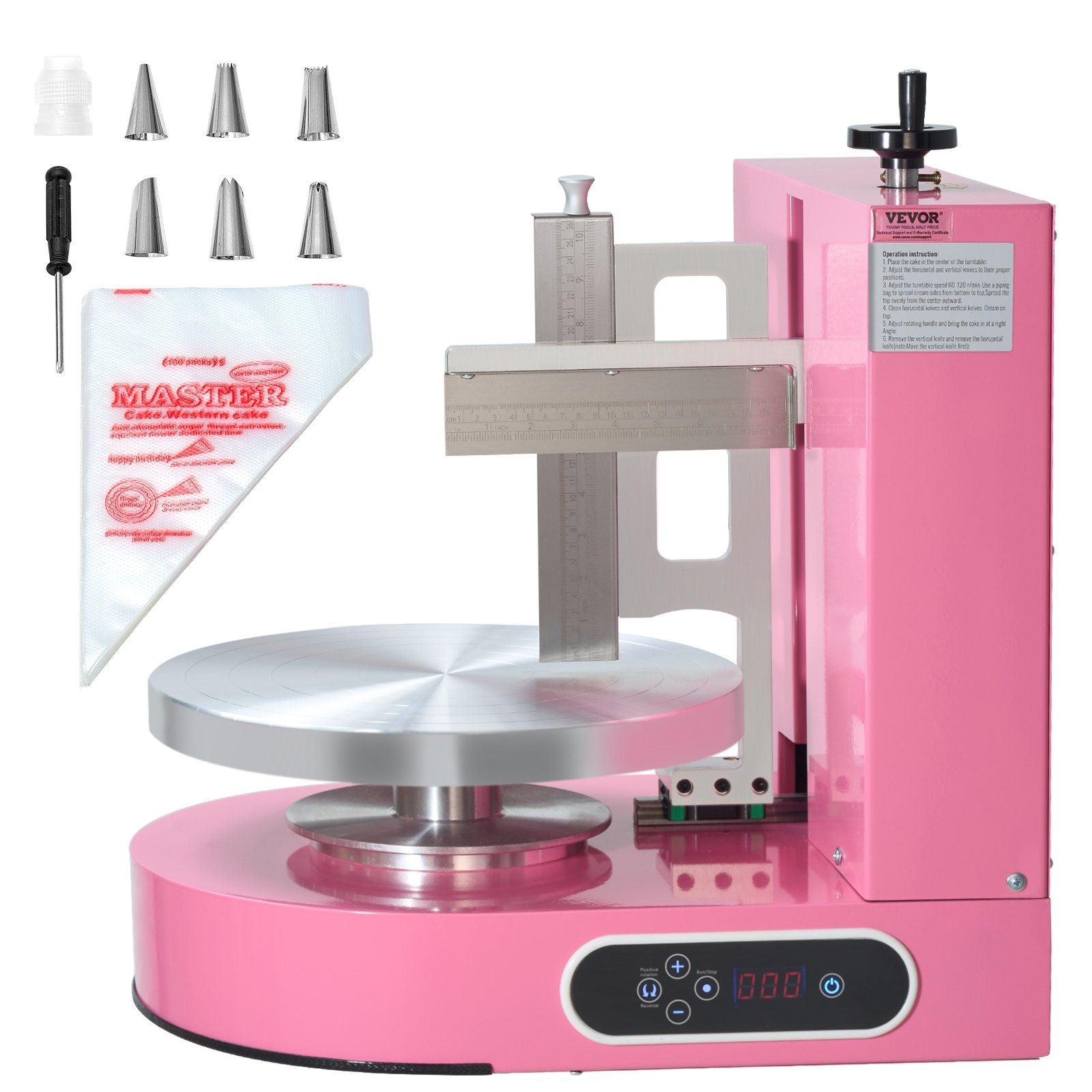 Cake Decorating Machine, Cake Cream Spreading Coating Smearing Machine, Low Noise Cake Frosting Machine, V952-DGNYMMJ412INPBTRJV3