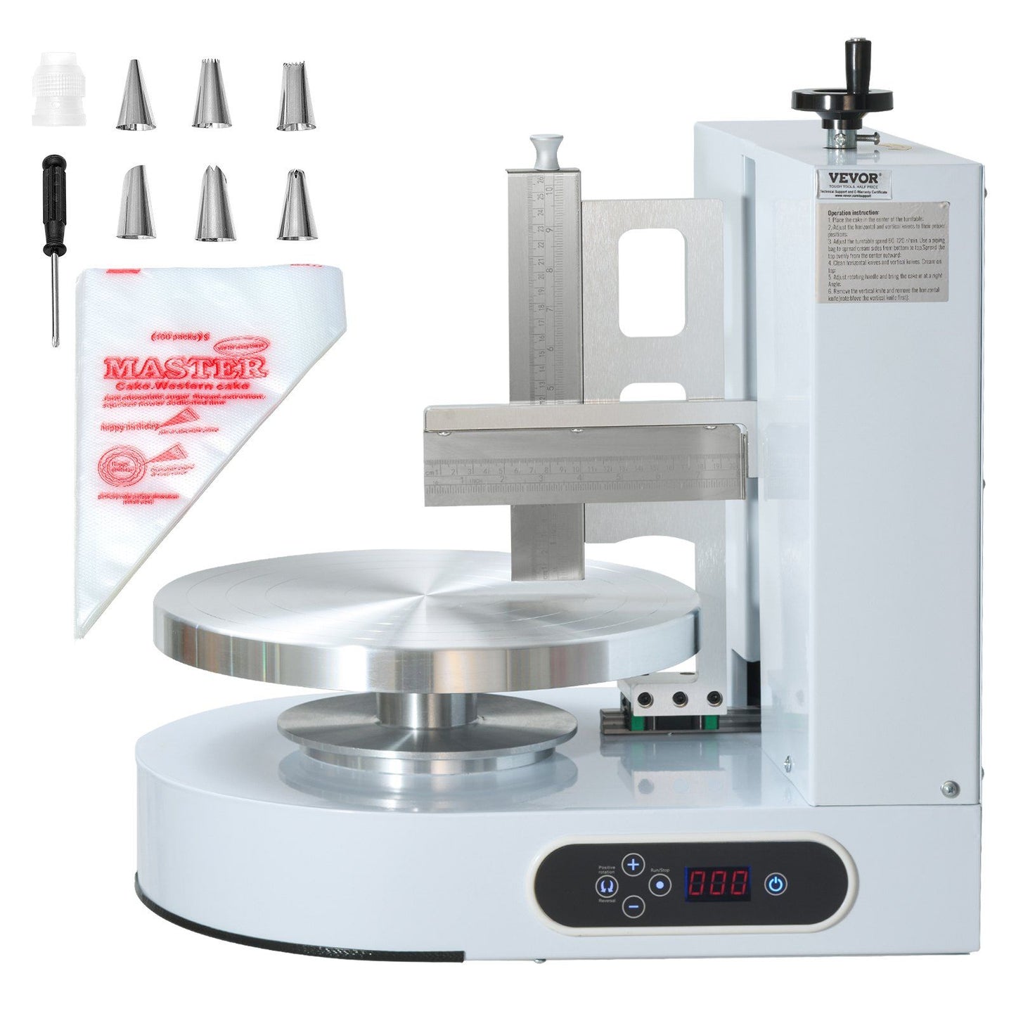 Cake Decorating Machine, Cake Cream Spreading Coating Smearing Machine, Low Noise Cake Frosting Machine, V952-DGNYMMJ412INZ7R1SV3