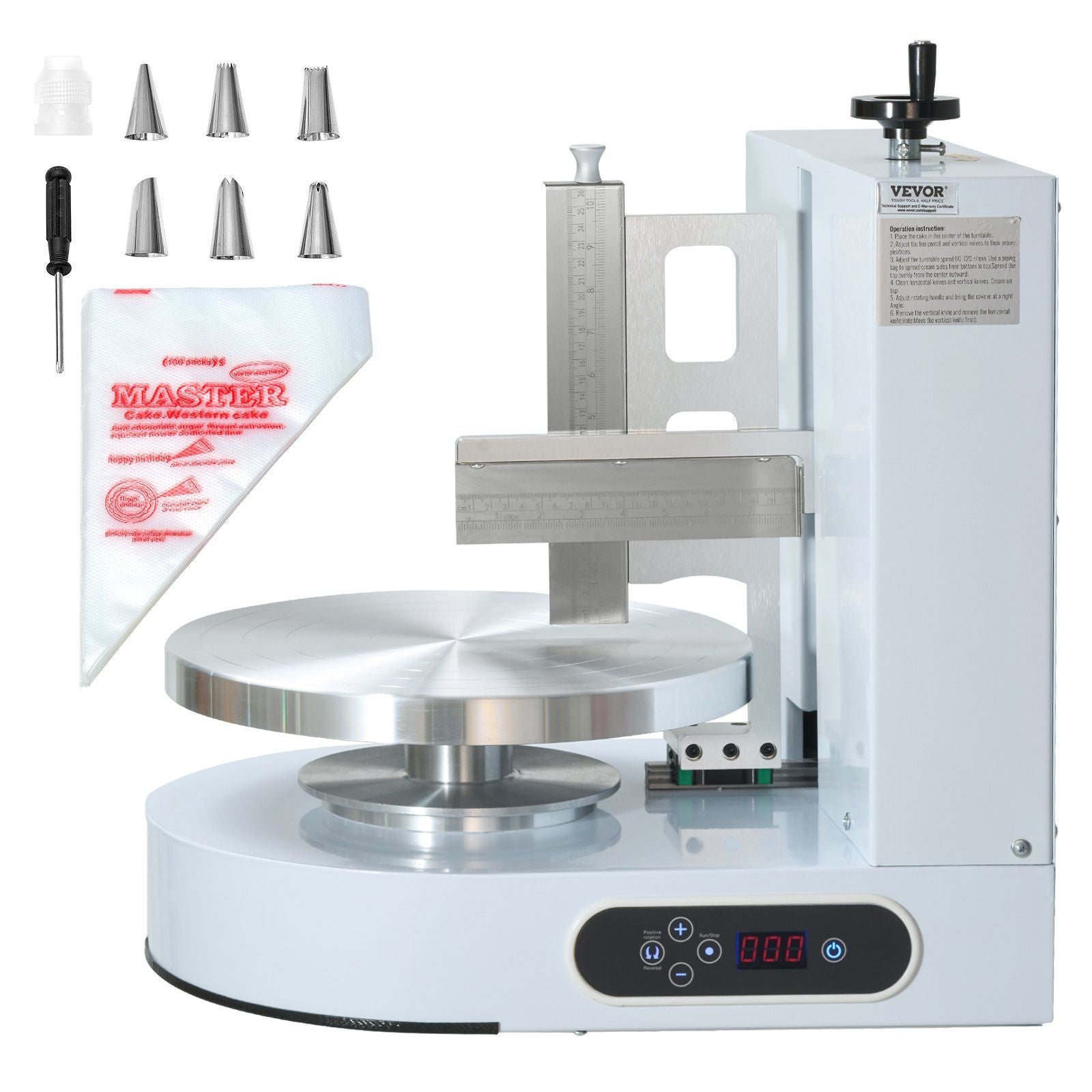 Cake Decorating Machine, Cake Cream Spreading Coating Smearing Machine, Low Noise Cake Frosting Machine, V952-DGNYMMJ412INZ7R1SV3