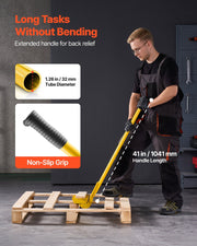 Pallet Buster Tool, 1 m Carbon Steel Handle Wrecking Pry Bar, 907 kg Weight Capacity, Heavy Duty Deck Board V952-DGTPQGFZX41IIURV9001V0