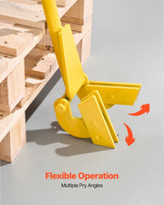 Pallet Buster Tool, 1 m Carbon Steel Handle Wrecking Pry Bar, 907 kg Weight Capacity, Heavy Duty Deck Board V952-DGTPQGFZX41IIURV9001V0
