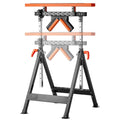 4-in-1 Roller Stand, 220 kg Load Capacity, 838.2-1270 mm Adjustable Height, Folding Heavy Duty with Rack & V952-DGZDZGTMGGJ4QQC0MV0