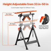 4-in-1 Roller Stand, 220 kg Load Capacity, 838.2-1270 mm Adjustable Height, Folding Heavy Duty with Rack & V952-DGZDZGTMGGJ4QQC0MV0