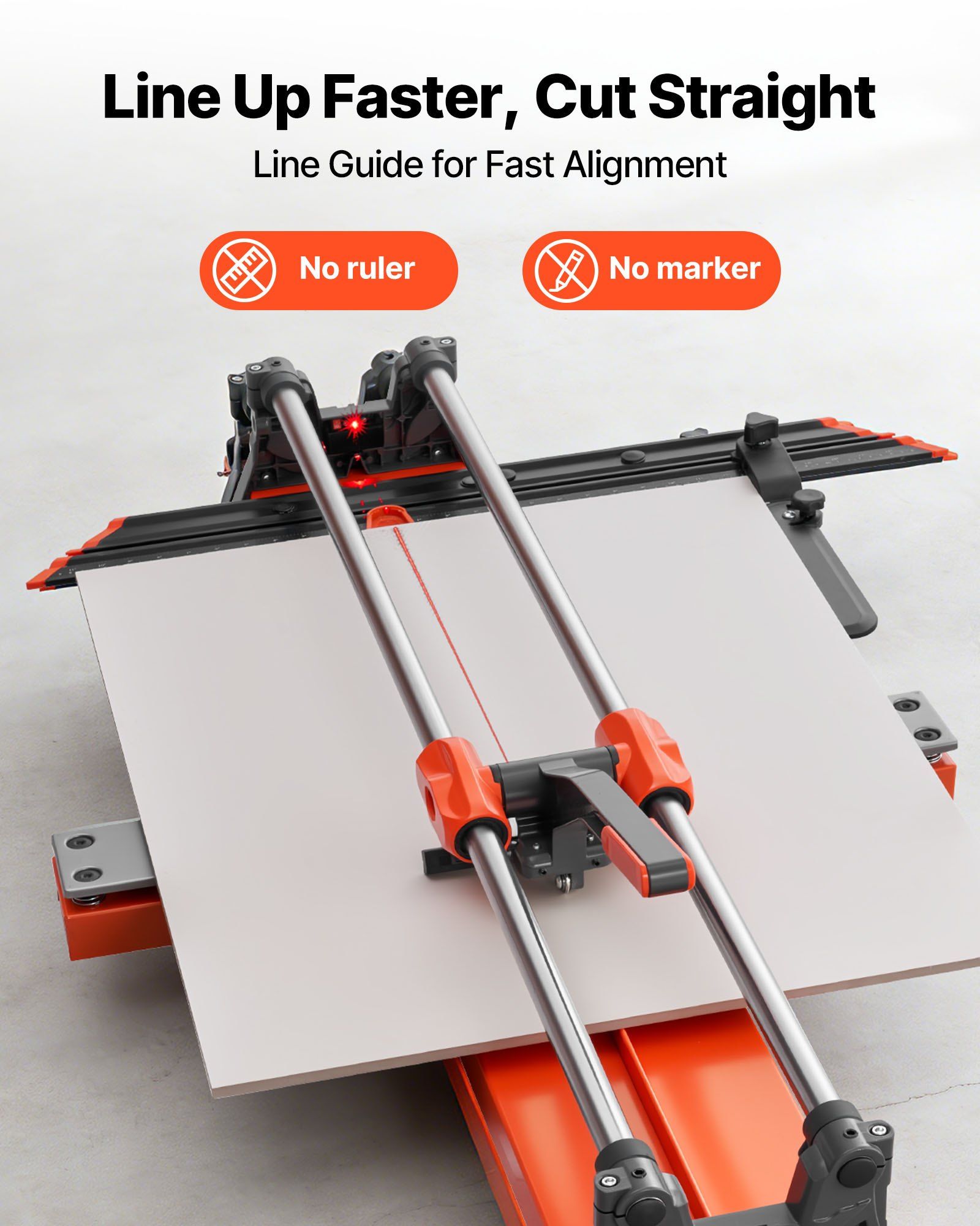 1000 mm Manual Tile Cutter, Upgraded Sliding Head Cutting Tool with Spring-Loaded Base, Angle Fence, Tungsten V952-DHDZHDTSJK1060S0L001V0