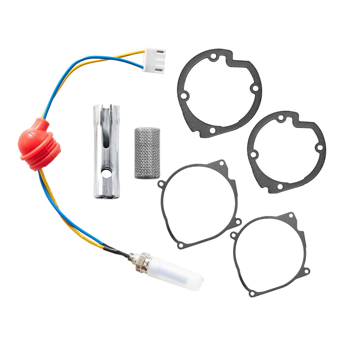 8V Glow Plug Repair Kit, Glow Plug Heater Repair Parking Heater Maintenance Kit with Atomization Mesh, V952-DHSPJDHSDHSC2FRHA001V0