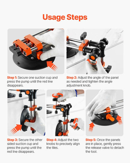 Seamless Seam Setter, 2 Packs Granite Seam Setter with 6 in Vacuum Suction Cups, Seam Joiner for Seam Joining V952-DJDJFGDQ9027VNH2Y001V0