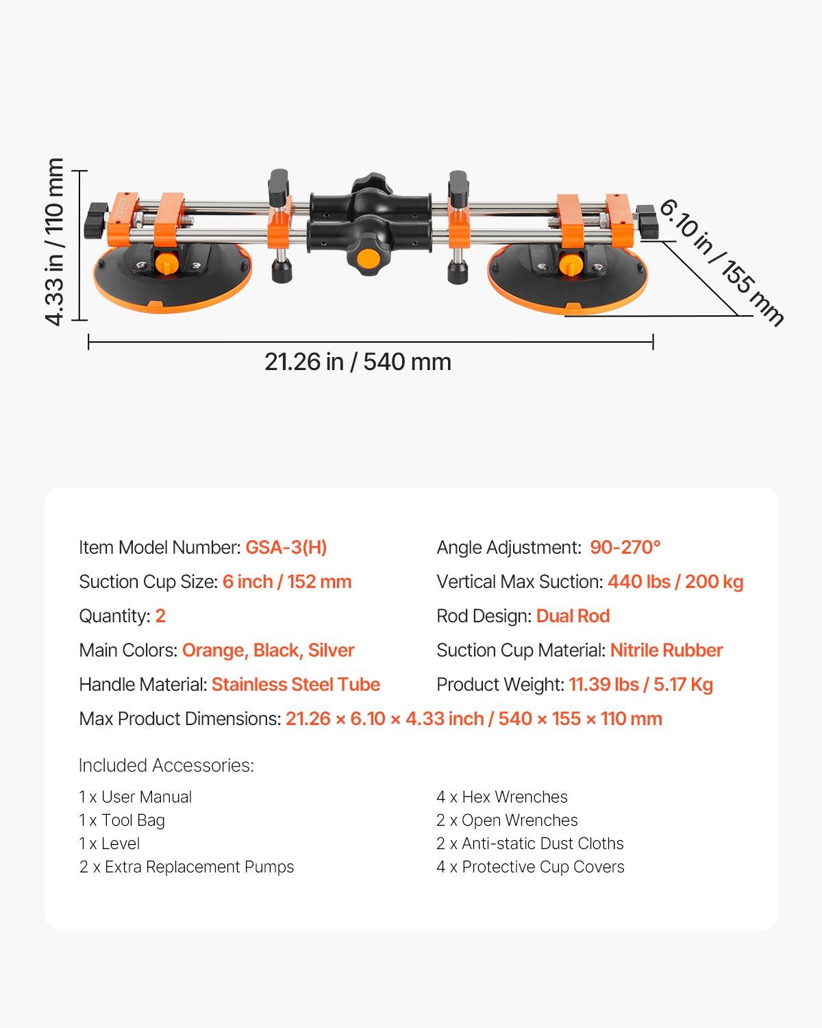 Seamless Seam Setter, 2 Packs Granite Seam Setter with 6 in Vacuum Suction Cups, Seam Joiner for Seam Joining V952-DJDJFGDQ9027VNH2Y001V0