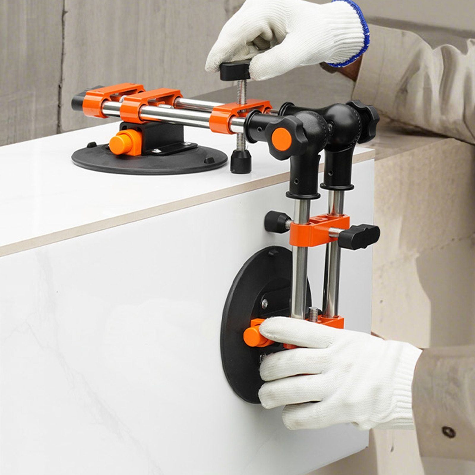 Seamless Seam Setter, 2 Packs Granite Seam Setter with 6 in Vacuum Suction Cups, Seam Joiner for Seam Joining V952-DJDJFGDQ9027VNH2Y001V0