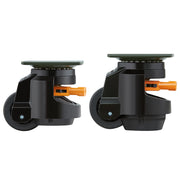 Leveling Casters, Set of 4, 1000 kg Total Load Capacity, 63.5 mm, Heavy Duty with Upgraded Handle Design, 360 V952-DJJLBSDJPBS4EN0Q3V0