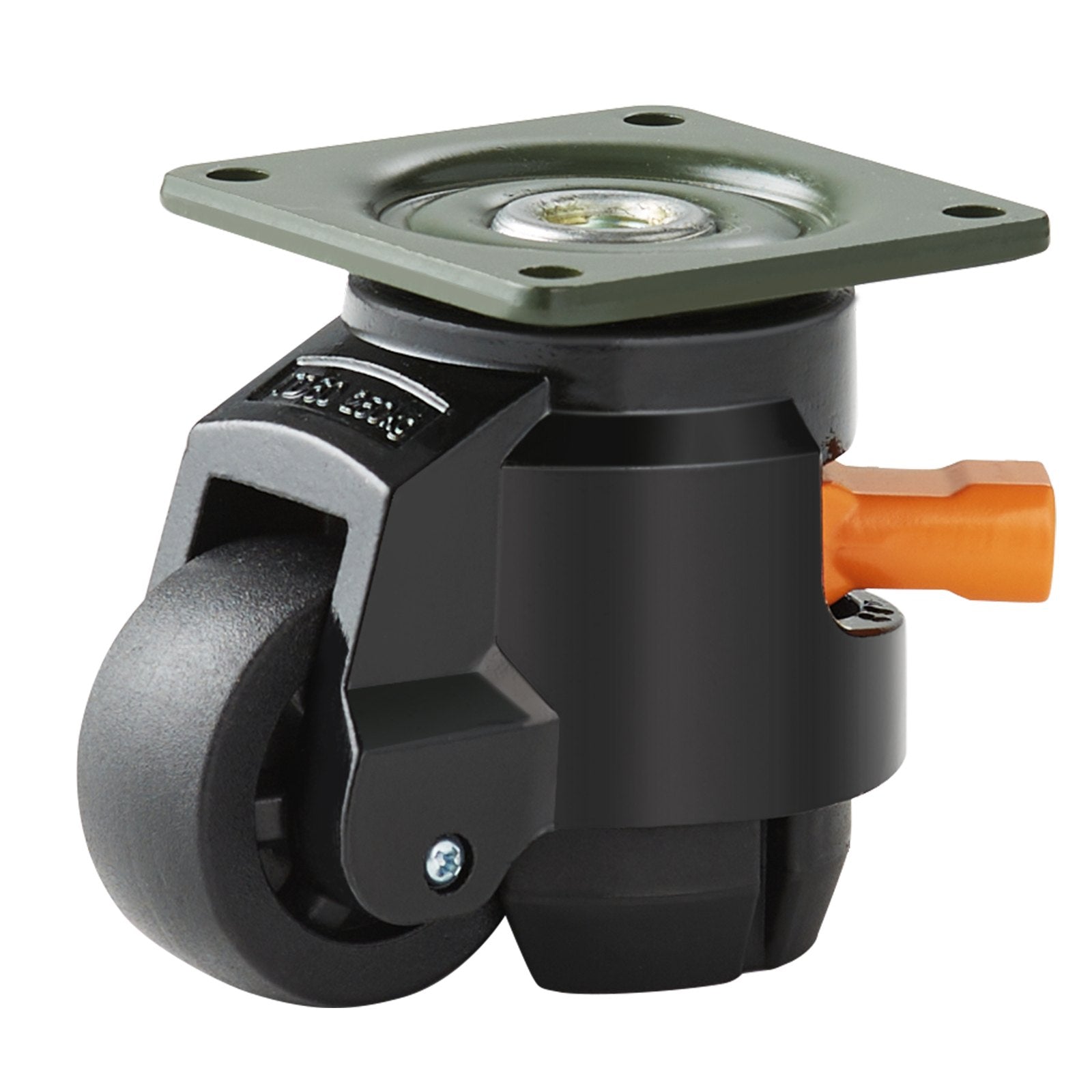 Leveling Casters, Set of 4, 500 kg Total Load Capacity, 50.8 mm, Heavy Duty with Upgraded Handle Design, 360 V952-DJJLBSDJPBS4QUJMHV0