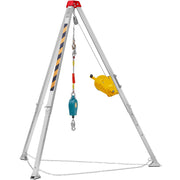 Confined Space Tripod Kit, 2600 lbs Winch, Confined Space Tripod 8' Legs and 98' Cable, Confined Space Rescue V952-DJPJYSJJ2600T2F4PV0