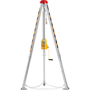 Confined Space Tripod Kit, 2600 lbs Winch, Confined Space Tripod 8' Legs and 98' Cable, Confined Space Rescue V952-DJPJYSJJ2600T2F4PV0