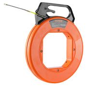 Fish Tape, 100 ft, 3/16-inch, Fiberglass Wire Puller with Optimized Housing and Handle, Easy-to-Use Cable V952-DJPYD316100FT6K90V0