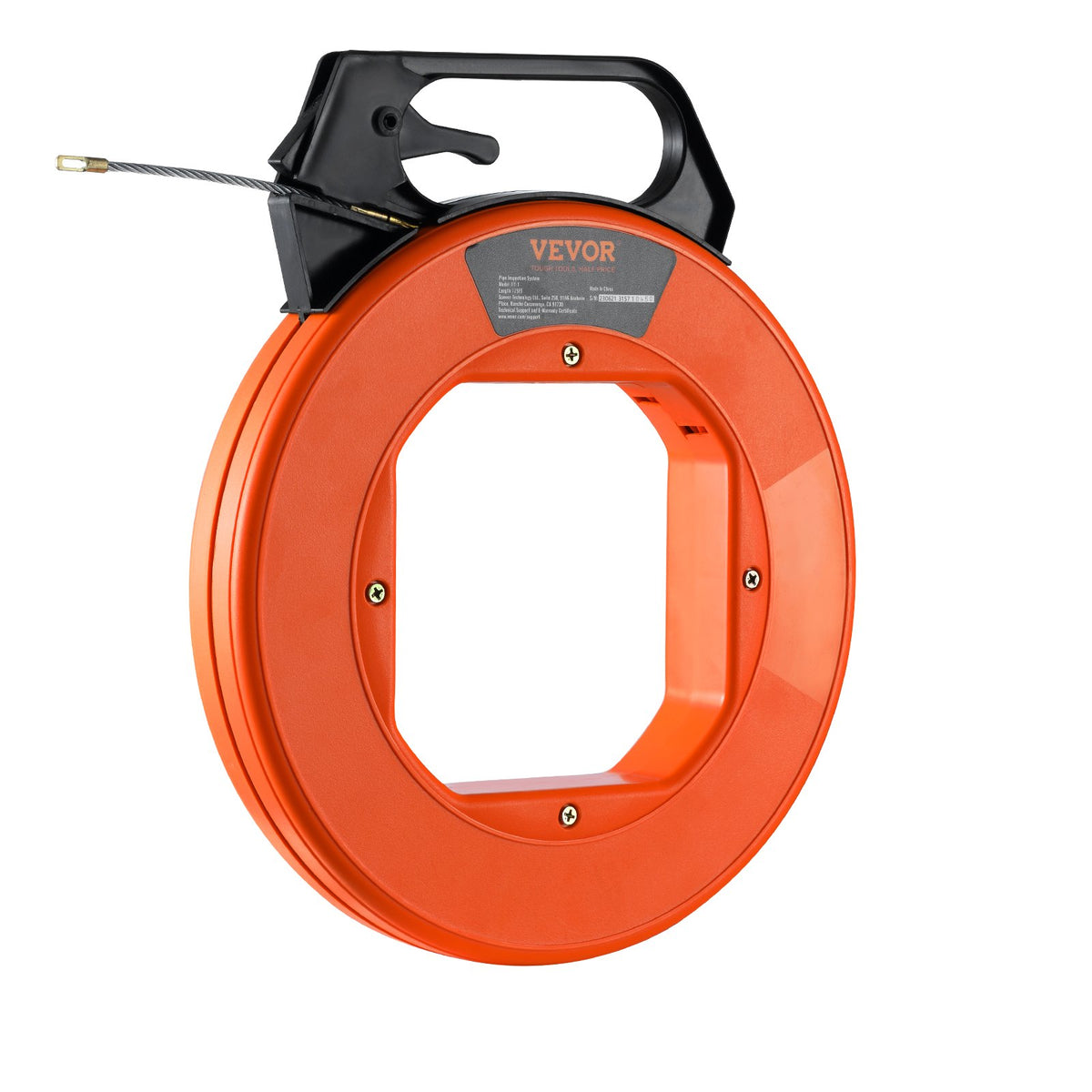 Fish Tape, 38.1 m Length, 4.5 mm, PET Wire Puller with Optimized Housing and Handle, Easy-to-Use Cable Puller V952-DJPYD316125FTSODSV0