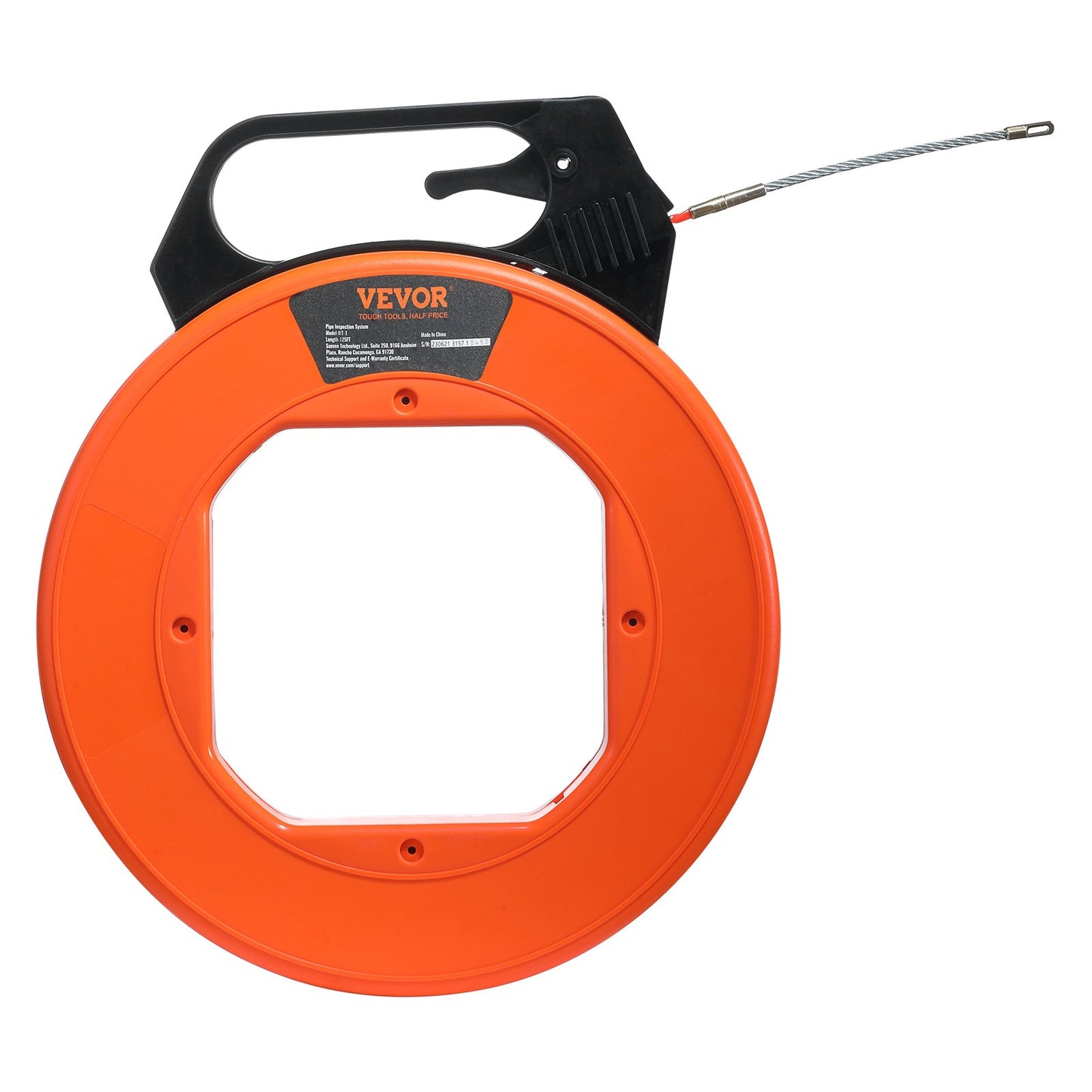 Fish Tape, 38.1 m Length, 4.5 mm, PET Wire Puller with Optimized Housing and Handle, Easy-to-Use Cable Puller V952-DJPYD316125FTSODSV0