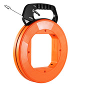 Fish Tape, 36.58 m, 3 mm, Steel Wire Puller with Optimized Housing and Handle, Easy-to-Use Cable Puller Tool, V952-DJPYDG18INCH2QNBXV0