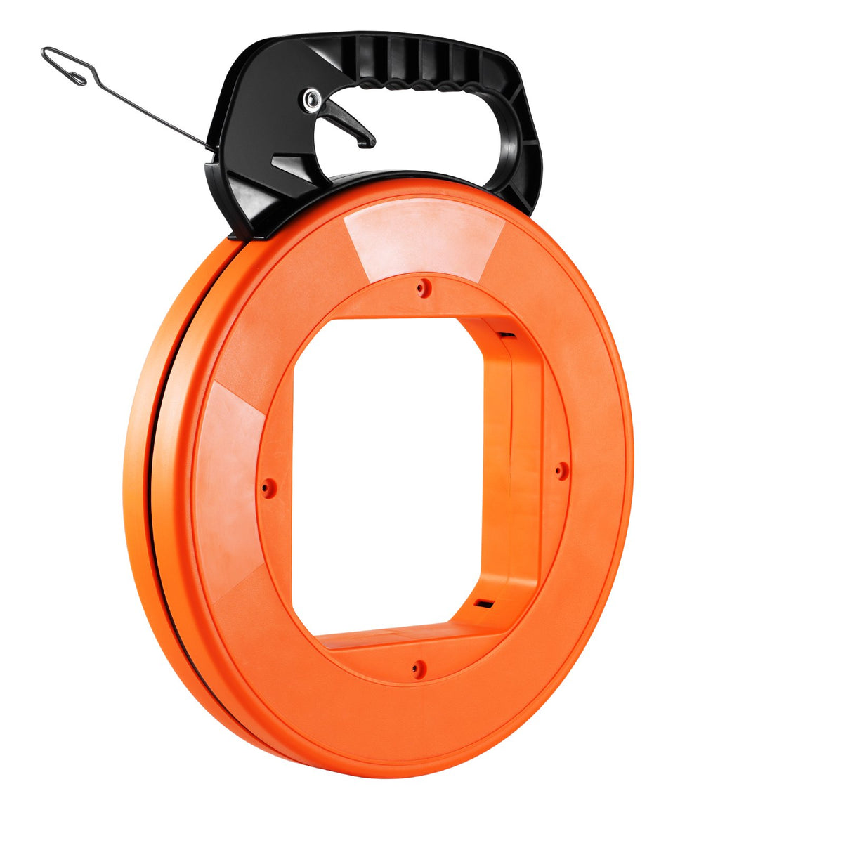 Fish Tape, 36.58 m, 3 mm, Steel Wire Puller with Optimized Housing and Handle, Easy-to-Use Cable Puller Tool, V952-DJPYDG18INCH2QNBXV0