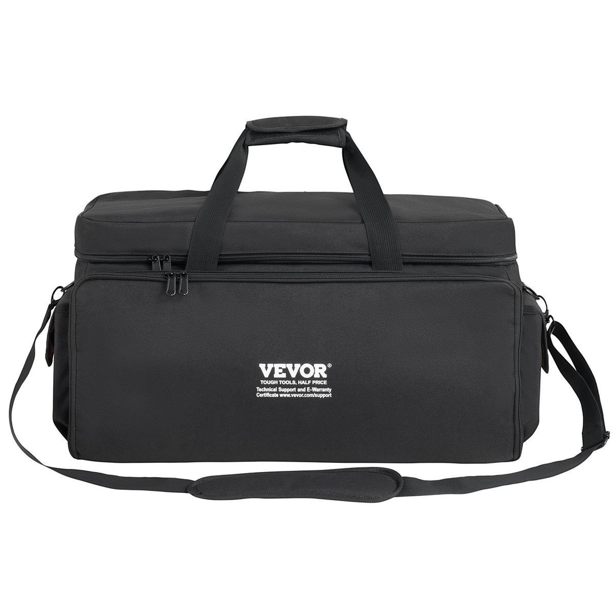 DJ Cable File Bag, 1200D Oxford Fabric, DJ Gig Bag with 9 Detachable Divider 4.92 ft Padded Shoulder Strap V952-DJSNB1200DNJTF6JEV0