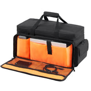 DJ Cable File Bag, 1200D Oxford Fabric, DJ Gig Bag with 9 Detachable Divider 4.92 ft Padded Shoulder Strap V952-DJSNB1200DNJTF6JEV0