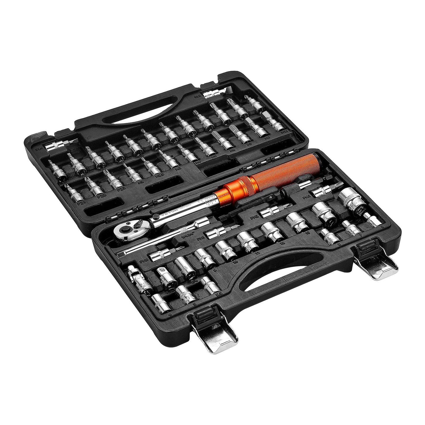 Click Torque Wrench Set, 1/4Inch Drive, 20-240 lbf-in / 2.3-27.1N.m, Dual-direction and Dual Range Scales, V952-DJSNLBS102300IUGKV0