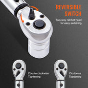 Torque Wrench Adjustable Torque Wrench 1/4" Drive 20-200in.lb/2.3-23Nm V952-DJSNLBSKDSSZN4391V0