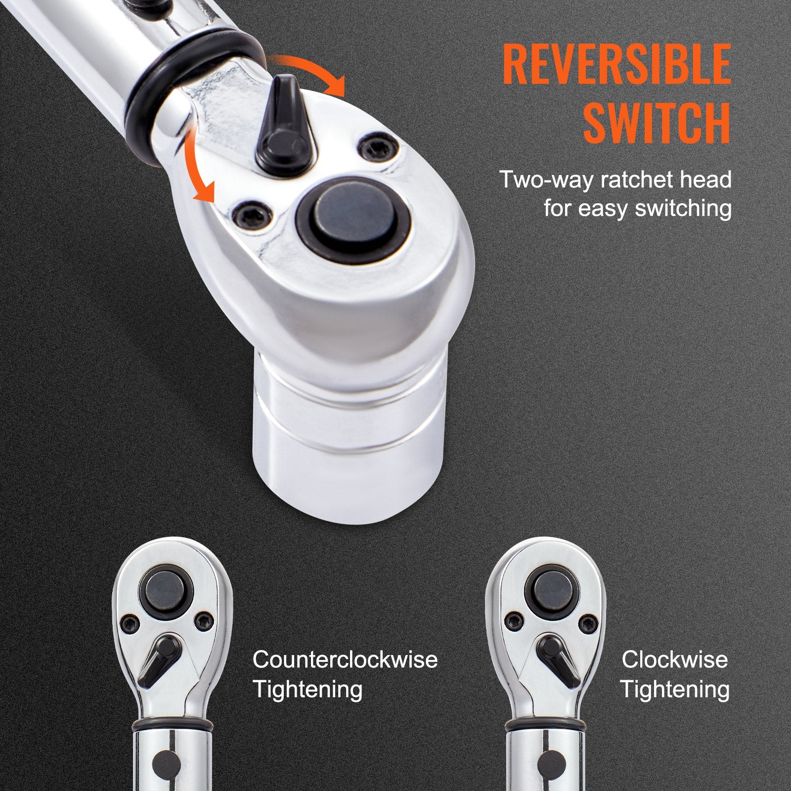 Torque Wrench Adjustable Torque Wrench 1/2" Drive 10-150ft.lb/14-204n.m V952-DJSNLBSKDSSZNLNIVV0