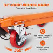 Hydraulic Lift Table Cart, 500lbs Capacity 28.5" Lifting Height, Manual Single Scissor Lift Table with 4 V952-DJYYSJPTCCS4EL7SHV0