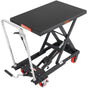 Hydraulic Lift Table Cart, 330lbs Capacity 28.5" Lifting Height, Manual Single Scissor Lift Table with 4 V952-DJYYSJPTCHS4JSQNFV0
