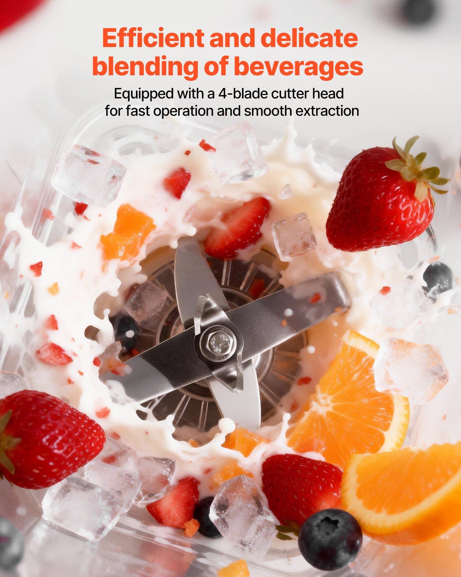 Blender, 2L Professional Countertop Blenders with Shield, 2200W 26000RPM Kitchen Food Processor Combo, V952-DJYZSBJBJ2L197T2E001V3