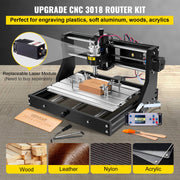 CNC 3018 Pro CNC 3018 300x180x45 mm CNC Machine GRBL Control Mini Engraver with Offline Controller 3 Axis V952-DKJ3018PROJCK0001V3