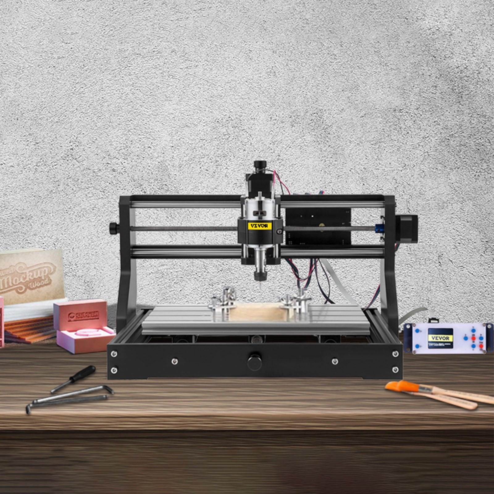 CNC 3018 Pro CNC 3018 300x180x45 mm CNC Machine GRBL Control Mini Engraver with Offline Controller 3 Axis V952-DKJ3018PROJCK0001V3