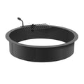 Fire Pit Ring, Fire Pit Insert with Barbecue Fire Ring, 40-In Outer/36-In Inner Diameter, 8.5in Height, V952-DKJHH36INCH1VUWF9V0