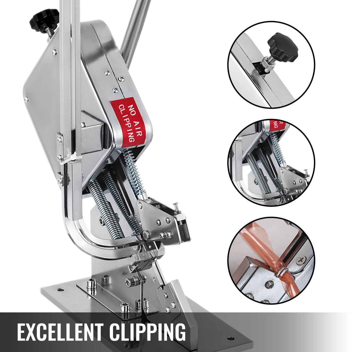 Manual U-shape Sausage Clipper Clipping Machine Food Clipping Maker for Sausage Packing Sealing with 2 Boxes V952-DKJSDUXD2HK000001V0